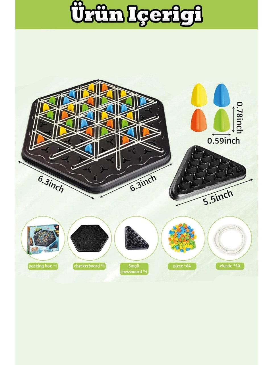 TRIGO – Üçgen Zincir Satranç | Strateji ve Zeka Oyunu